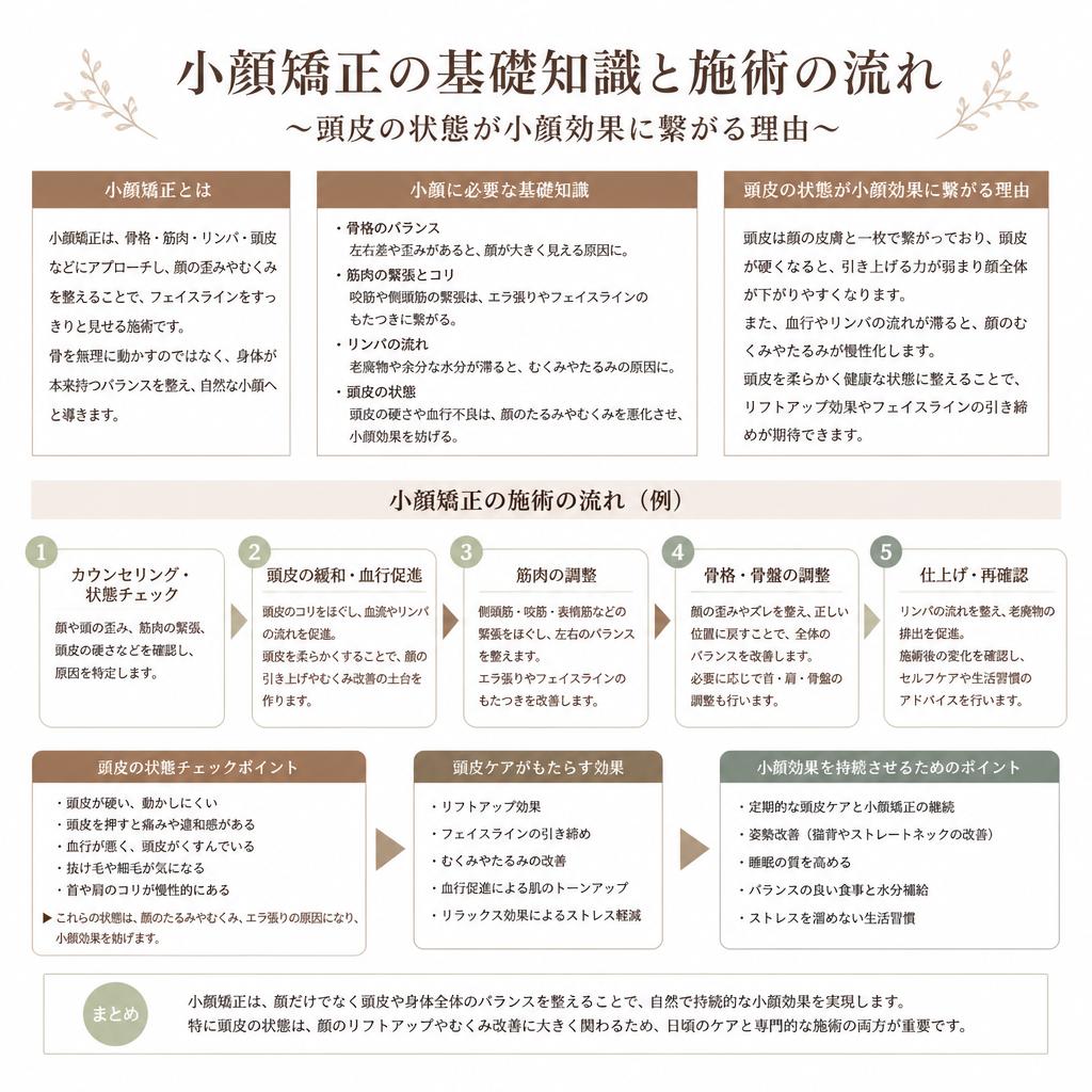 小顔矯正のメカニズム