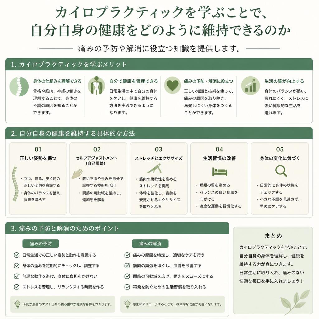 自分の健康を守るために